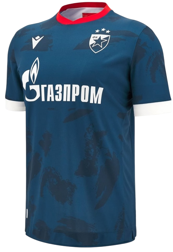Camisa II Estrela Vermelha 2024 2025 Macron oficial 